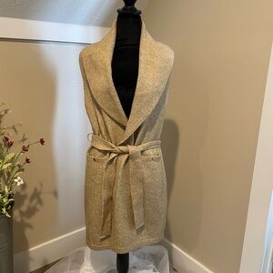 White House Black Market Tan Sweater Cardigan